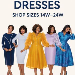 Elegant Plus Size 18W Dress Collection – Chic & Flattering Styles